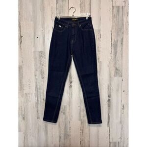 STAG Jeans Dark Wash Skinny Jeans Womens Size 3/24 High Rise Stretch Denim Pants